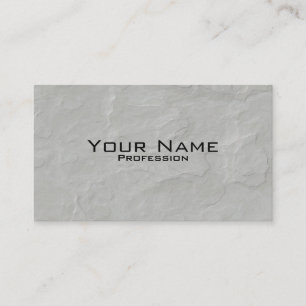 Professional Elegant Modern Light Slate Stone Business Card
