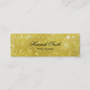 Professional elegant modern luxury glitter mini bu business card