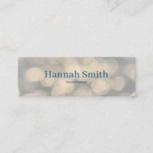 Professional elegant modern luxury glitter mini bu business card