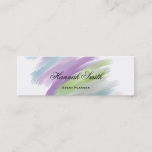 Professional elegant modern luxury watercolor mini business card