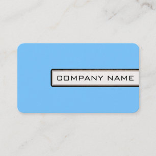 Professional Elegant Modern Maya Blue Minimalist Business Card