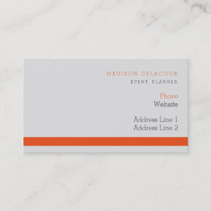 Professional Elegant Modern Minimal Silver Badge Business Card