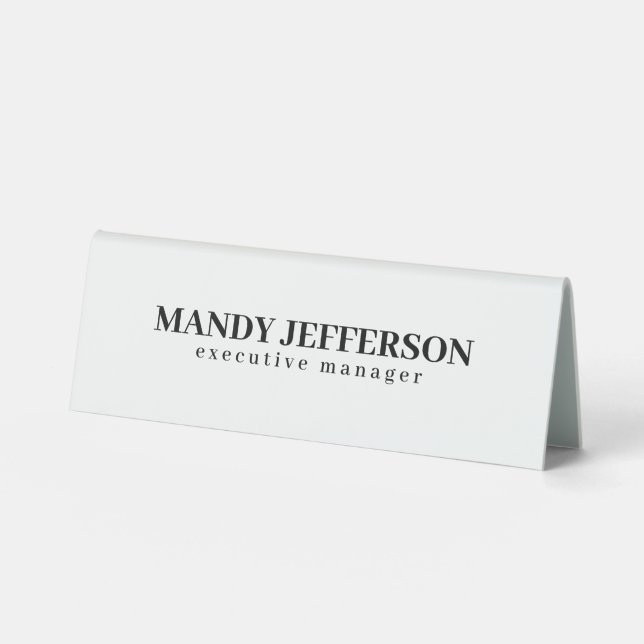 Professional elegant modern minimalist add name (Front)