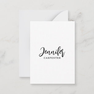 Professional elegant modern minimalist add name card