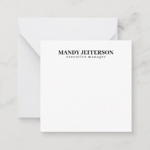 Professional elegant modern minimalist add name card