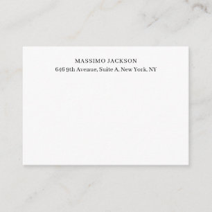 Professional elegant modern minimalist add name enclosure card