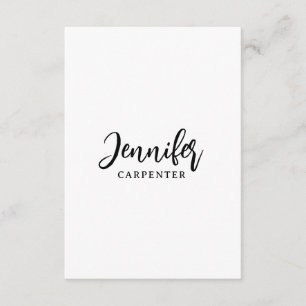 Professional elegant modern minimalist add name enclosure card