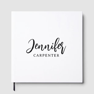 Professional elegant modern minimalist add name guest book