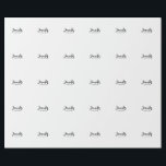 Professional elegant modern minimalist add name wrapping paper<br><div class="desc">A perfect design that will work in business or in your private life. A simple,  minimalist,  perfect look. Just for you.</div>
