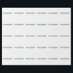 Professional elegant modern minimalist add name wrapping paper<br><div class="desc">A perfect design that will work in business or in your private life. A simple,  minimalist,  perfect look. Just for you.</div>