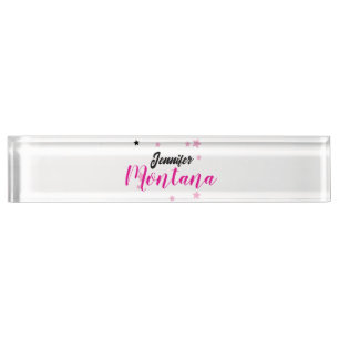 Professional elegant modern minimalist name nameplate