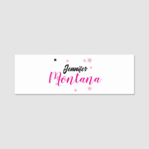 Professional elegant modern minimalist name tag