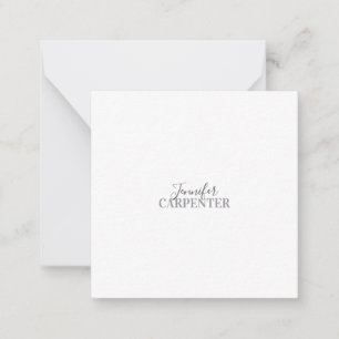 Professional elegant modern minimalist plain card