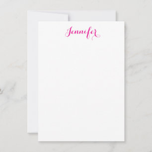 Professional elegant modern minimalist plain name card