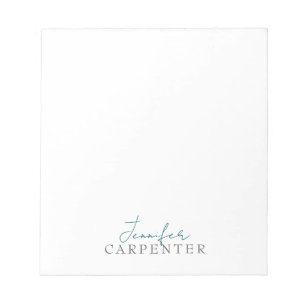 Professional elegant modern minimalist plain notepad