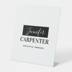 Professional elegant modern minimalist plain  pedestal sign