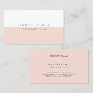 Professional Elegant Modern Minimalist Template Business Card