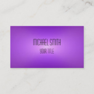 Professional Elegant Modern Purple Spin Blur Business Card