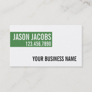 Professional Elegant Modern Simple Business Card