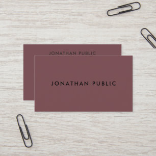 Professional Elegant Modern Template Business Card