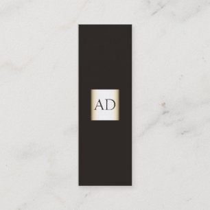 Professional Elegant Monogram Business Card
