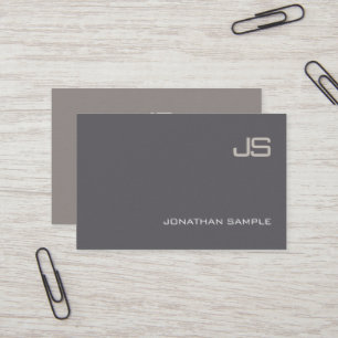 Professional Elegant Monogram Design Modern Luxury Business Card