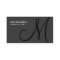 Professional Elegant Monogram Makeup Artist Black