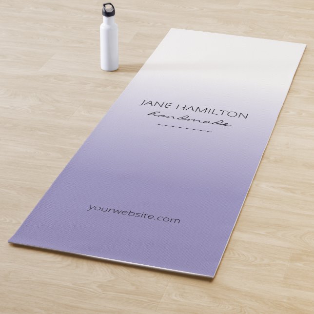 Professional Elegant Purple Exercise Mat (In Situ)