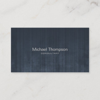 Professional Elegant Rustic Metal Striped Ombre Business Card