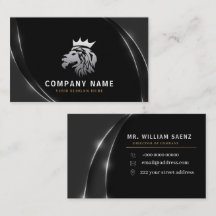  Professional Elegant Silver Lion Logo 