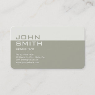 Professional Elegant Simple Interior Decorator Business Card