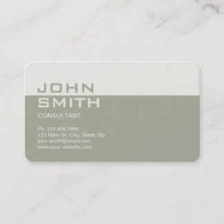 Professional Elegant Simple Interior Decorator Business Card