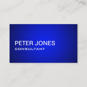 Professional Elegant Simple Plain Blue Gradient Business Card