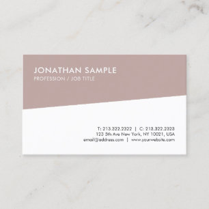 Professional Elegant Sleek Design Modern Template Business Card