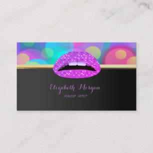 Professional Elegant Stylish Chic,Lips Business Card