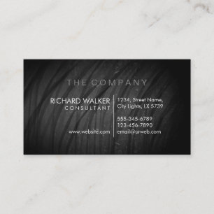 Professional Elegant Subtle Chalkboard Modern Business Card