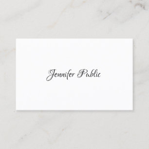 Professional Elegant Template Modern Simple Design Business Card