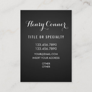 Professional Elegant Vertical Board Business Card