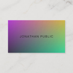 Professional Elite Design Elegant Plain Luxury Business Card
