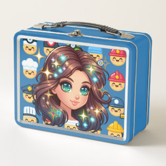 Professional Emoji Metal Lunchbox