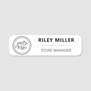 Professional Employee Magnetic Name Tag