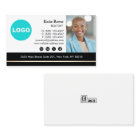 Professional Employee Photo Gold Black Real Estate