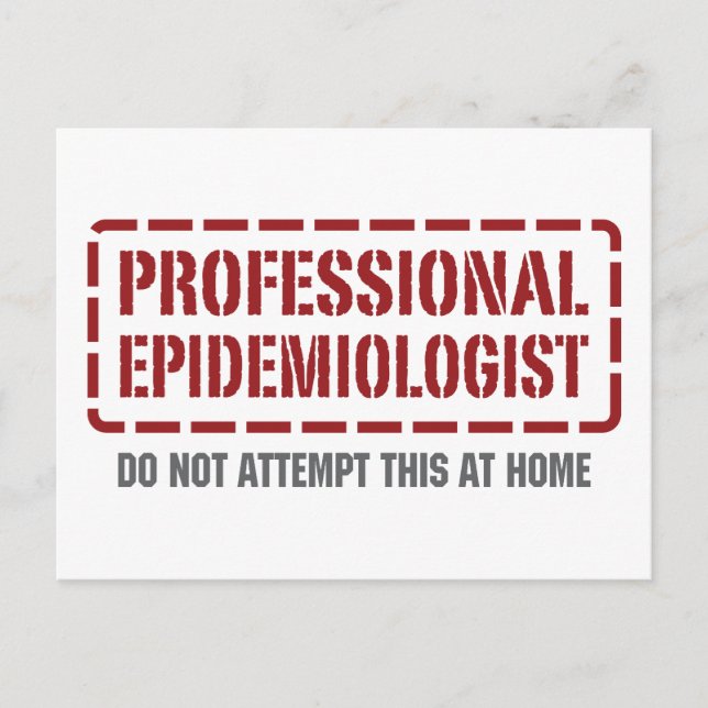 Professional Epidemiologist Postcard (Front)