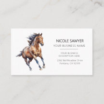 Professional Equestrian Personalised Equine Horse