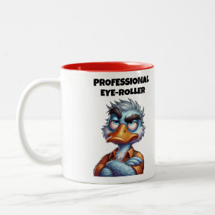 Professional Eye Roller Two-Tone Coffee Mug