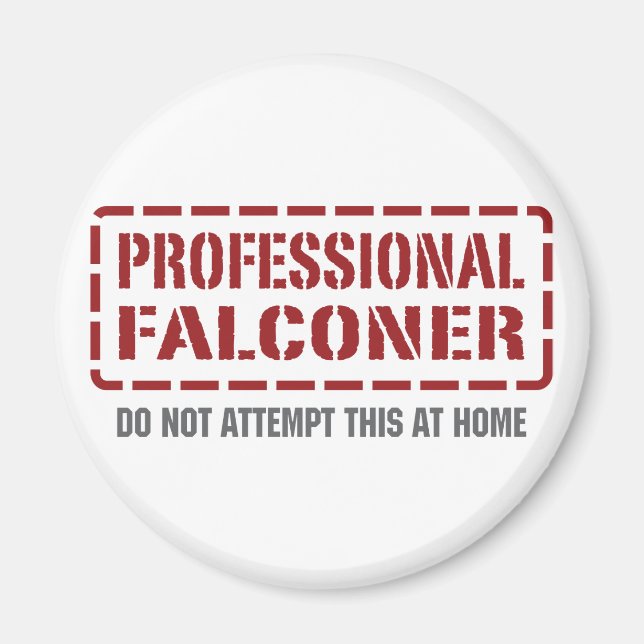 Professional Falconer Magnet (Front)