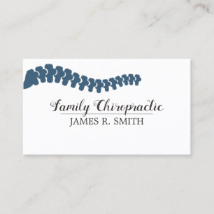 Professional Family Chiropractic Chiropractor Business Card