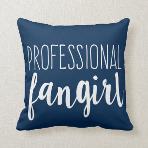 Professional Fangirl Reversible Pillow