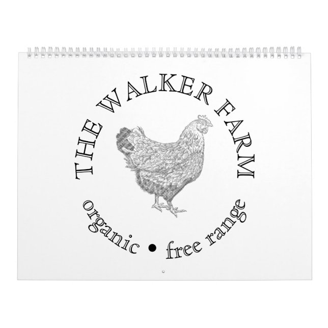 Professional  Farm Business Logo Calendar (Cover)