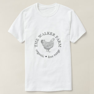 Professional  Farm Business Logo T-Shirt